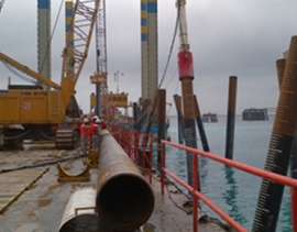 GSF MARINE JETTY AT MESAID FOR QATAR PETROLEUM